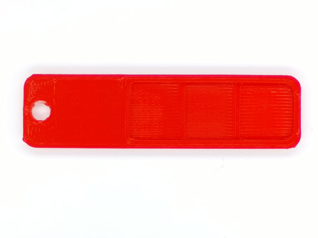 PLA Basic Red (raudonas) 1,75 mm, 1 kg – Bambu Lab