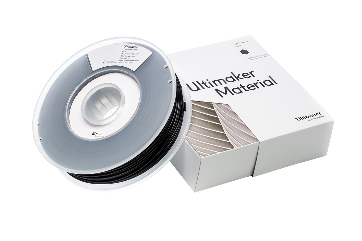 PLA black 2.85 mm, 0.75 kg – UltiMaker