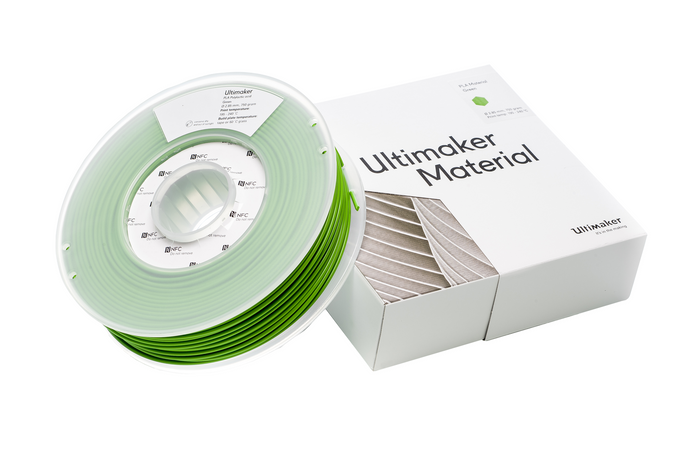 PLA green (žalias) 2,85 mm, 0,75 kg – UltiMaker