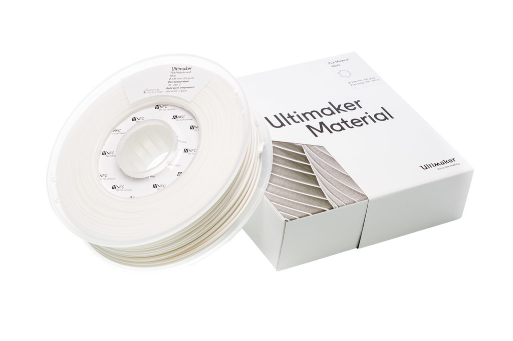 PLA White (white) 2.85 mm, 0.75 kg – UltiMaker
