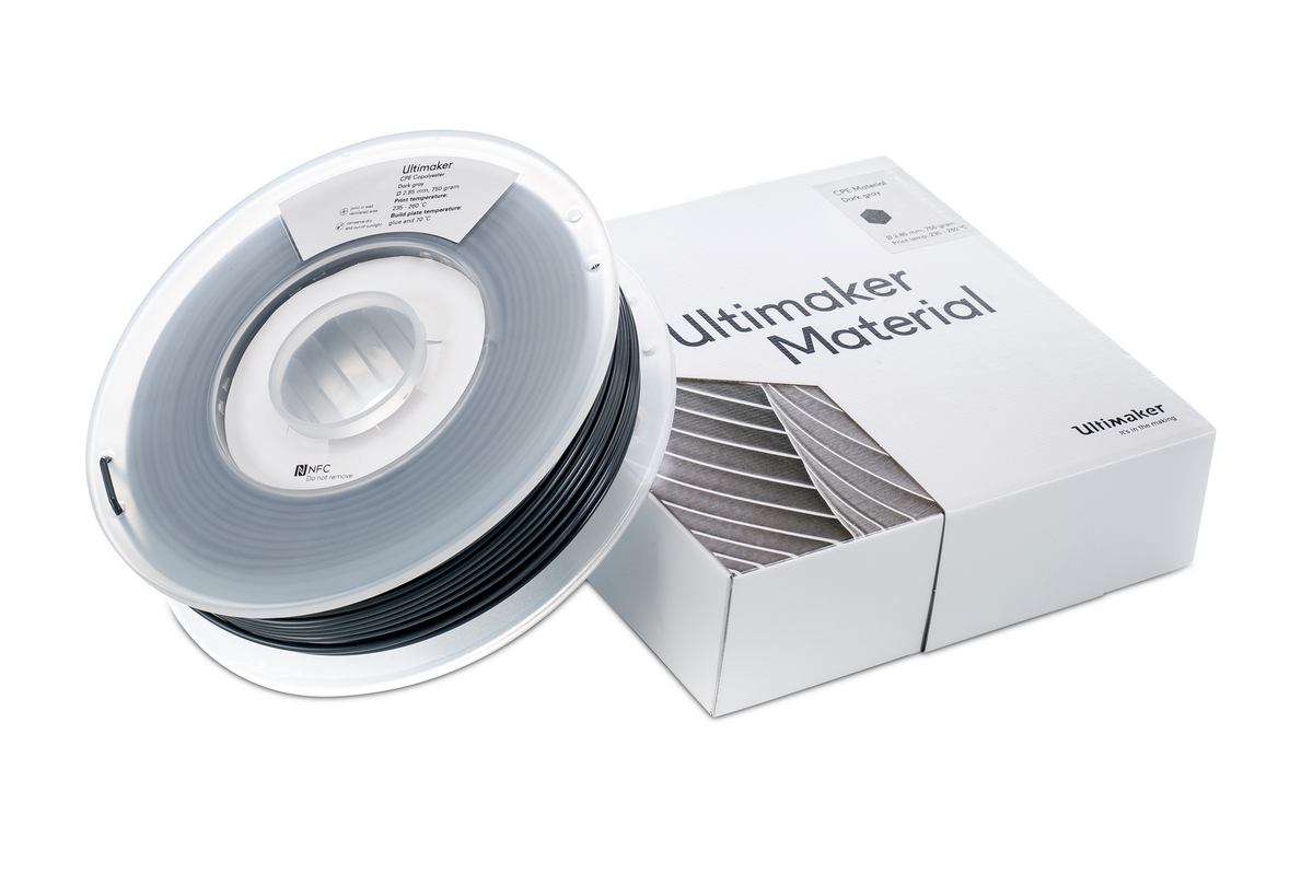 CPE dark grey (tamsiai pilkas) 2,85 mm, 0,75 kg – UltiMaker