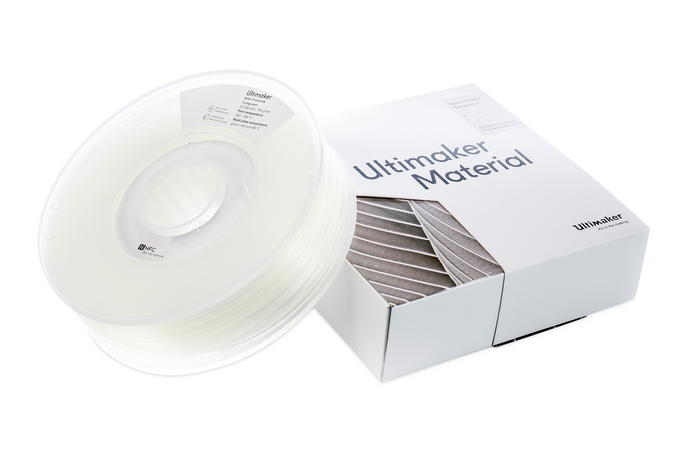 Nylon transparent (skaidrus) 2,85 mm, 0,75 kg – UltiMaker