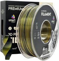 Silk PLA Tri Color Army (žalia, juoda, ruda) 1,75 mm, 1 kg – Smart Print