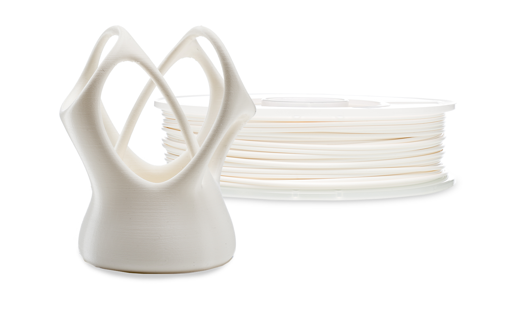 PLA white (baltas) 2,85 mm, 0,75 kg – UltiMaker