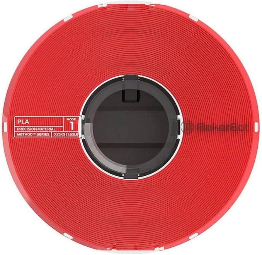 Method PLA True Red (raudona) 1,75 mm, 0,75 kg – MakerBot