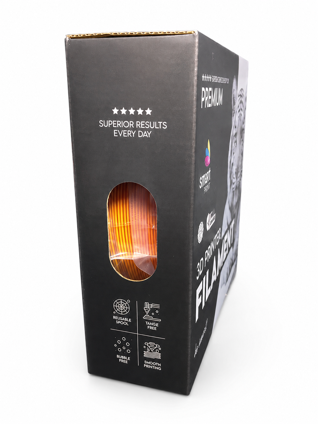 Silk PLA dual color pink gold (rožinė,auksinė) 1,75 mm, 1 kg – Smart Print