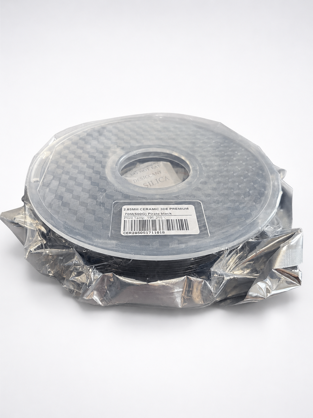 Ceramic pirate black (juodas) 2,85 mm, 0,5 kg – 3DE Premium