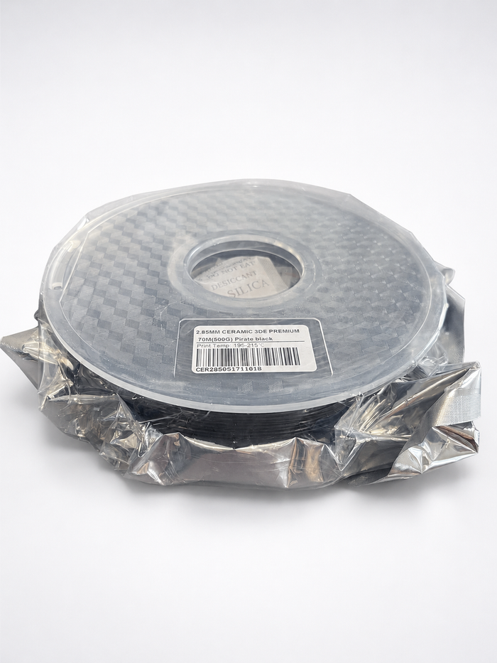 PVB Ceramic pirate black (juodas) 2,85 mm, 0,5 kg – 3DE Premium