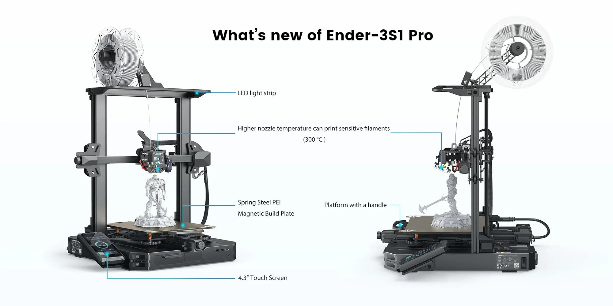 Creality Ender-3 S1 Pro (Naudotas)