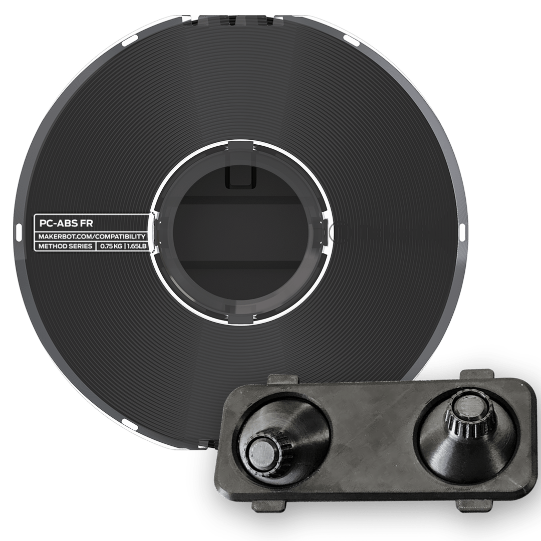 Method PC-ABS FR Black (juoda) 1,75 mm, 0,71 kg – MakerBot