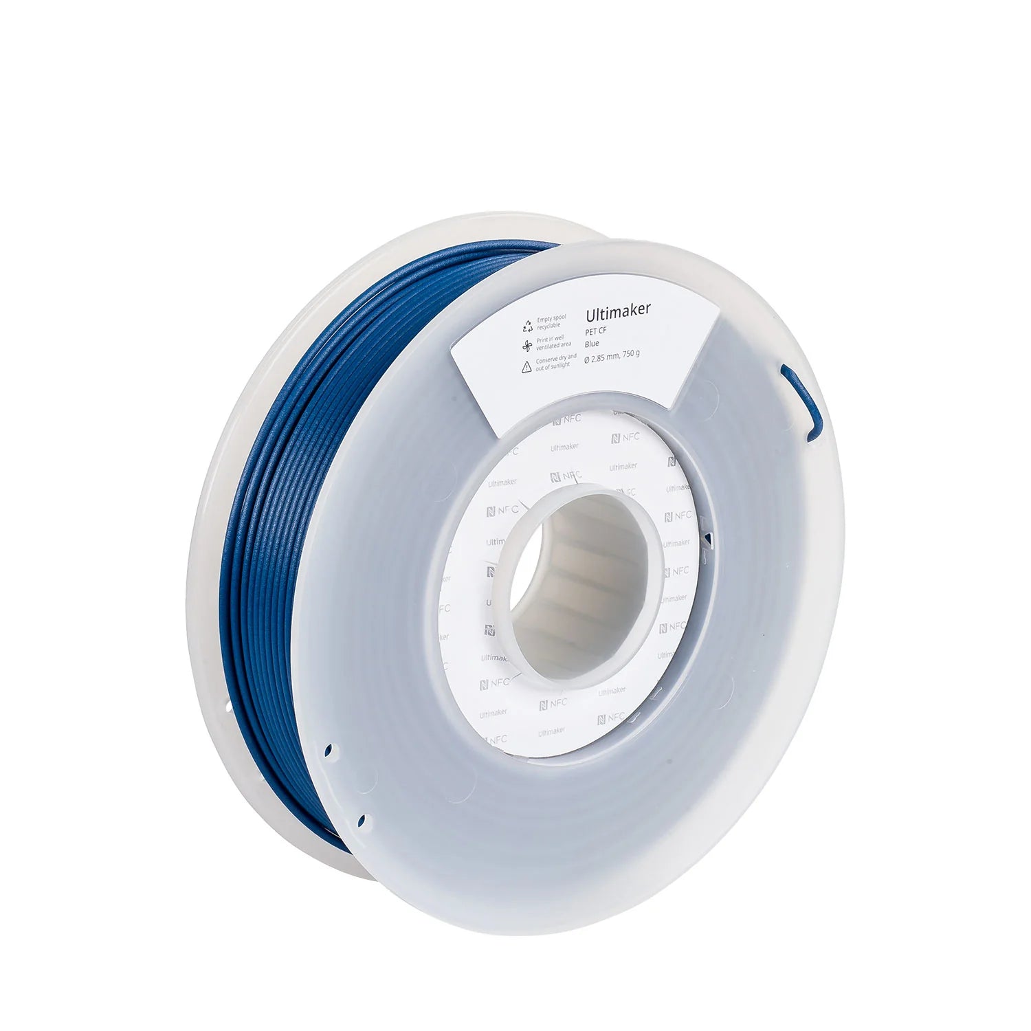 PET CF Blue (mėlyna) 2,85 mm, 0,75 kg – UltiMaker