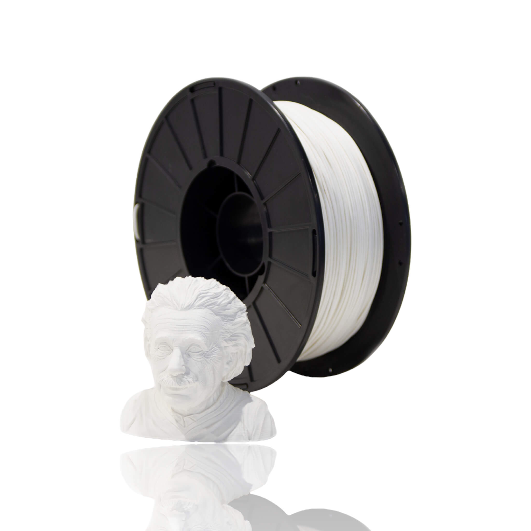 PLA white (baltas) 2.85 mm, 1 kg – FilaLab