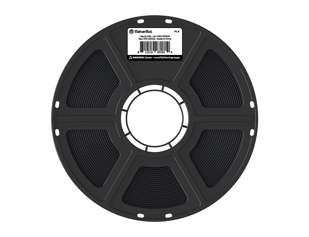 Sketch PLA Black 1.75 mm, 1 kg – MakerBot