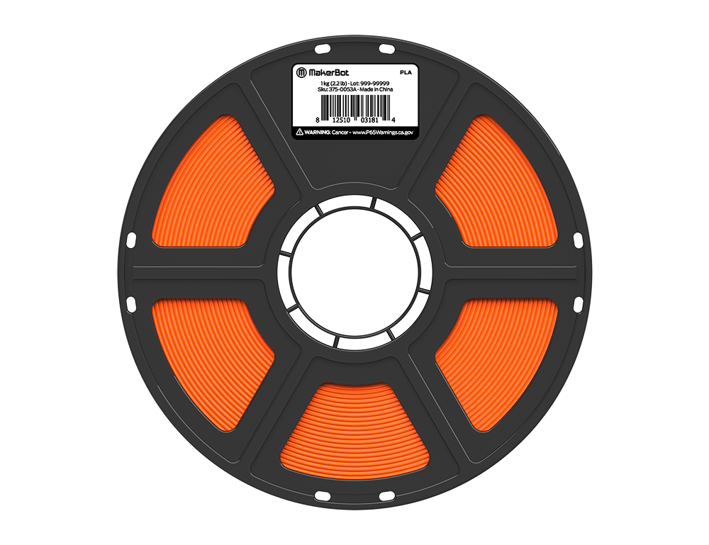 Sketch PLA Orange (oranžinė) 1,75 mm, 1 kg – MakerBot