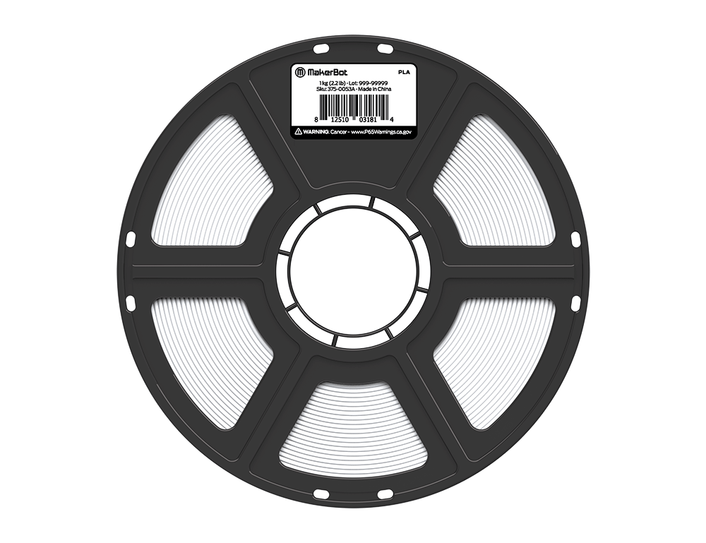 Sketch PLA White (balta) 1,75 mm, 1 kg – MakerBot