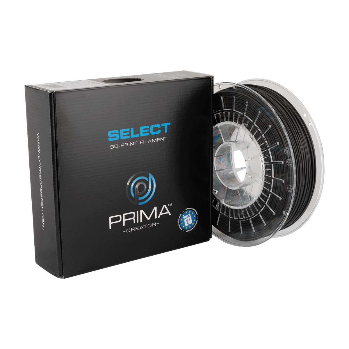 PLA Matt black (black) 2.85 mm, 0.75 kg – PrimaSelect