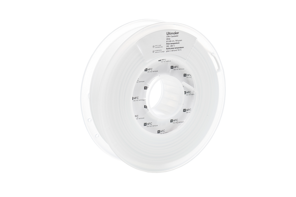 CPE+ white 2.85 mm, 0.75 kg – UltiMaker