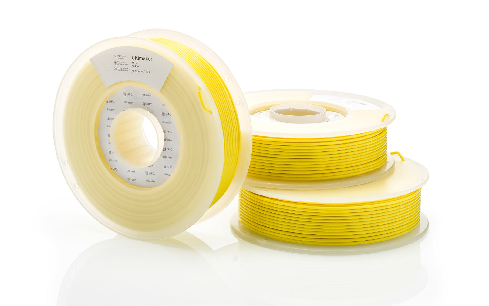 PETG Yellow (geltona) 2,85 mm, 0,75 kg – UltiMaker