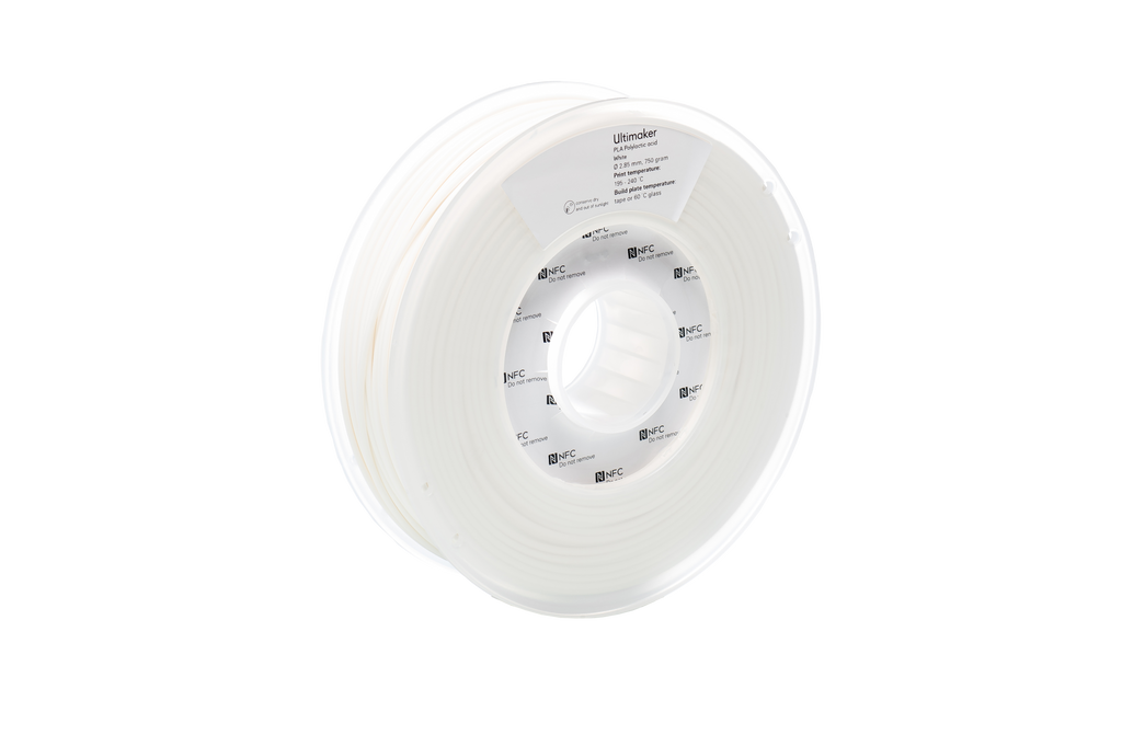 PLA White (white) 2.85 mm, 0.75 kg – UltiMaker
