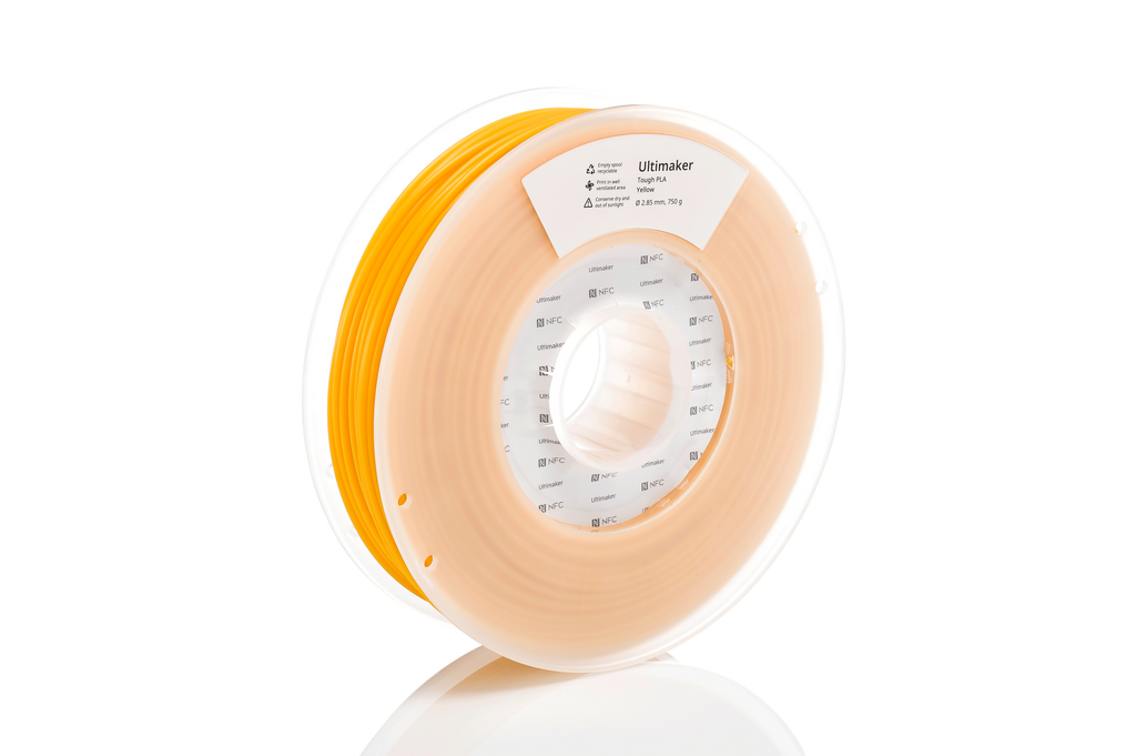 Tough PLA Yellow (geltona) 2,85 mm, 0,75 kg – UltiMaker