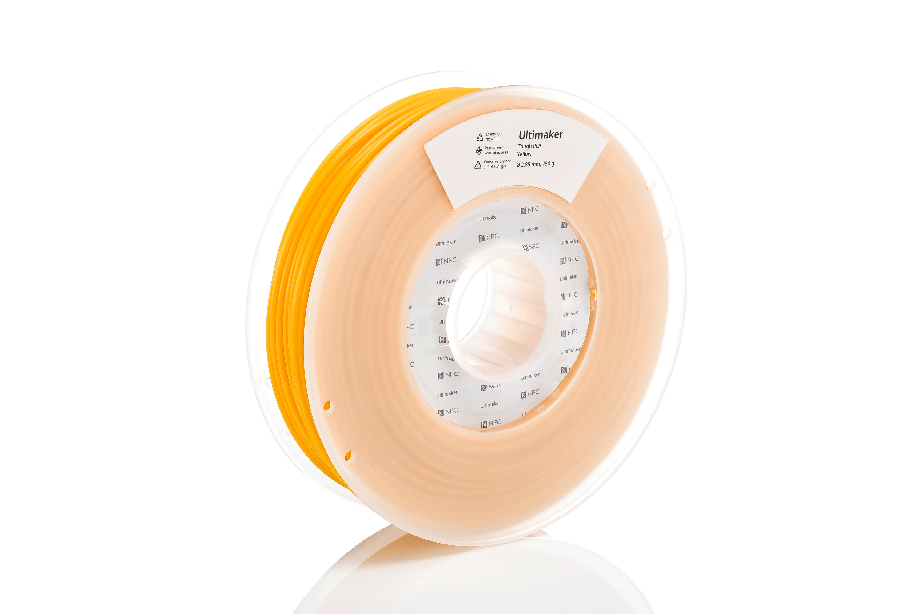 Tough PLA Yellow (geltona) 2,85 mm, 0,75 kg – UltiMaker