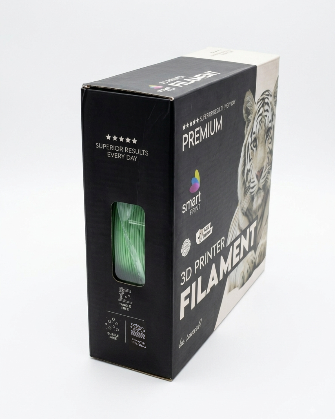 PLA Galaxy Green (galaktikos žalia) 1,75 mm, 1 kg – Smart Print