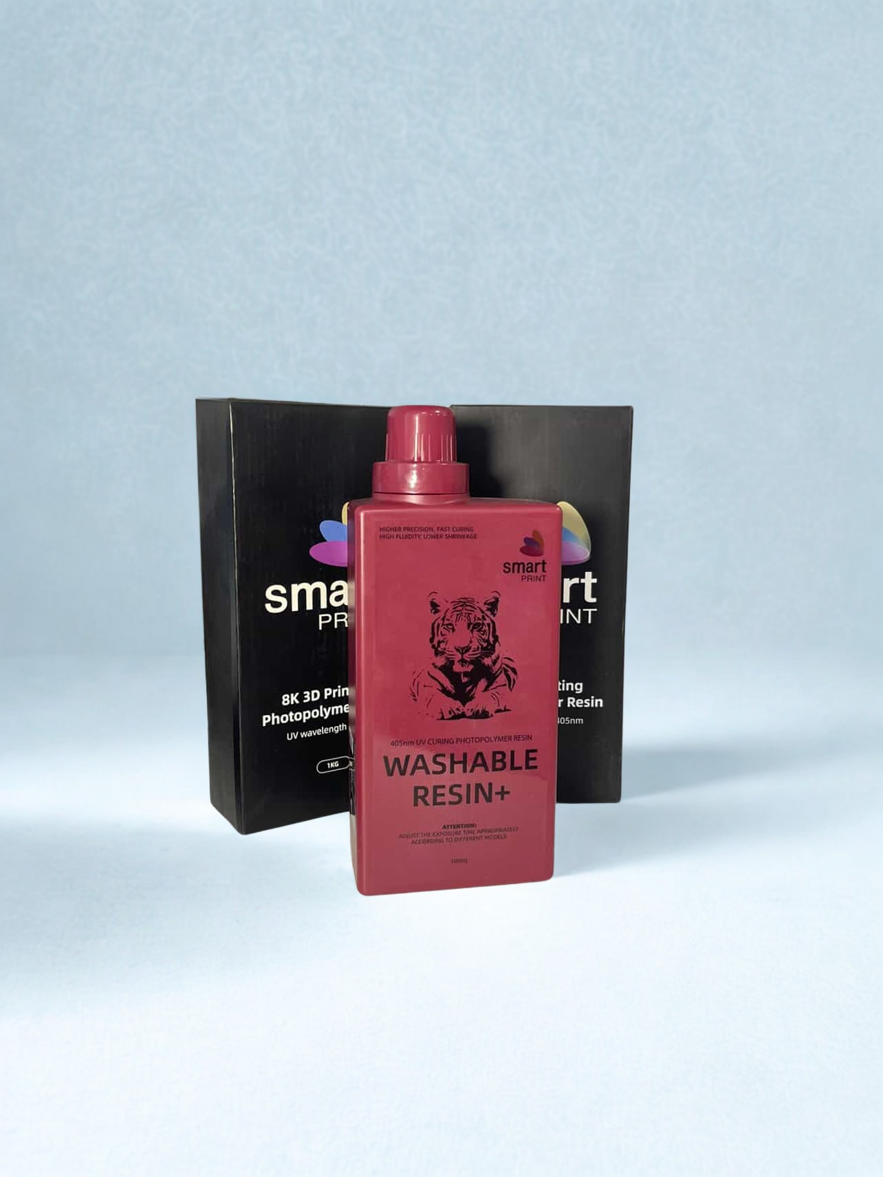 Water washable resin grey (pilkas), 1 kg - Smart Print