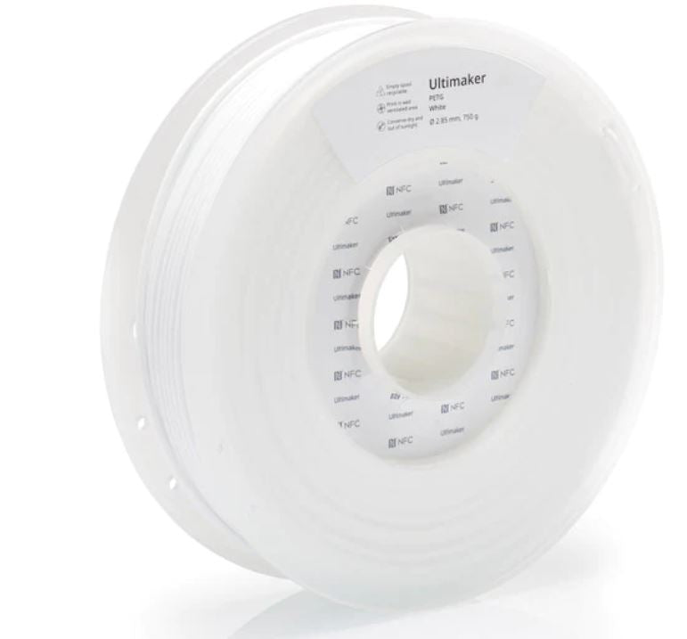 PETG white (balta) 2.85 mm, 0.750 g – UltiMaker
