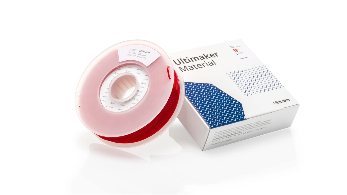 PETG Red (raudona) 2,85 mm, 0,75 kg – UltiMaker