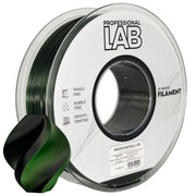 Silk PLA dual color black green (juoda,žalia) 1,75 mm, 1 kg – Prof. Lab