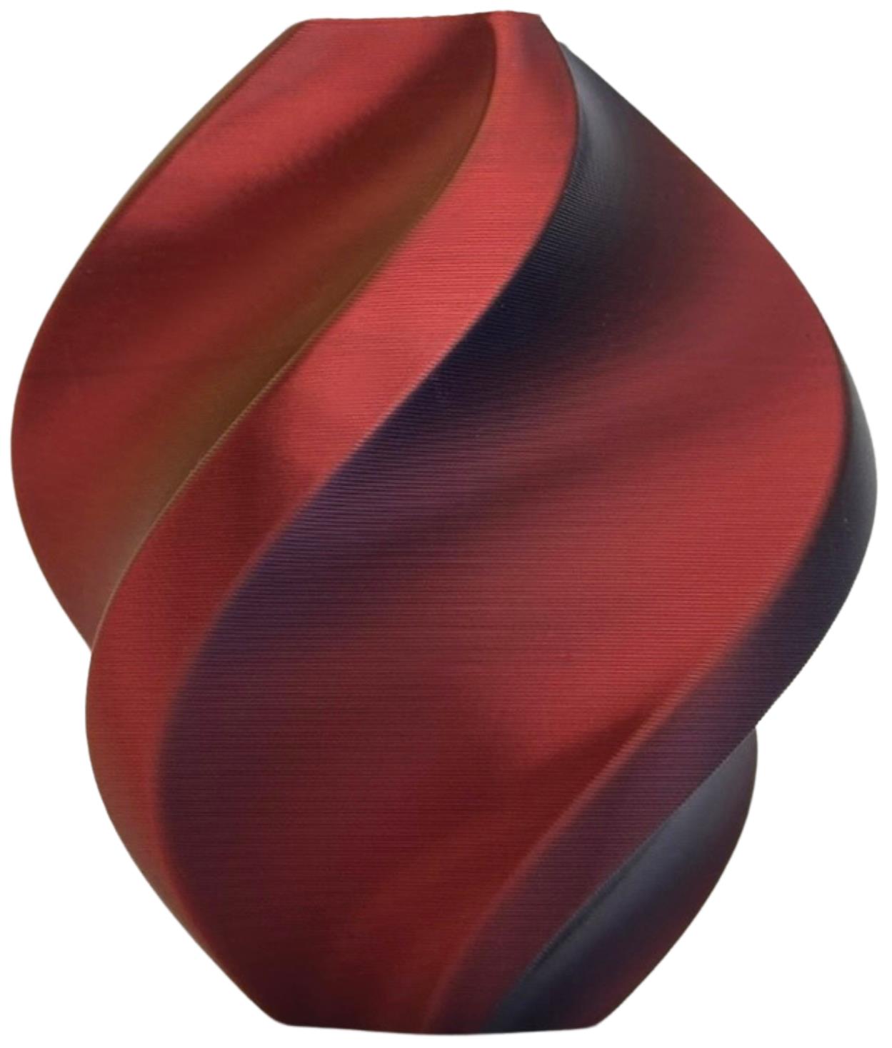 PLA silk tri color red yellow blue (raudona, geltona, mėlyna)  1,75 mm, 1 kg – Prof. Lab