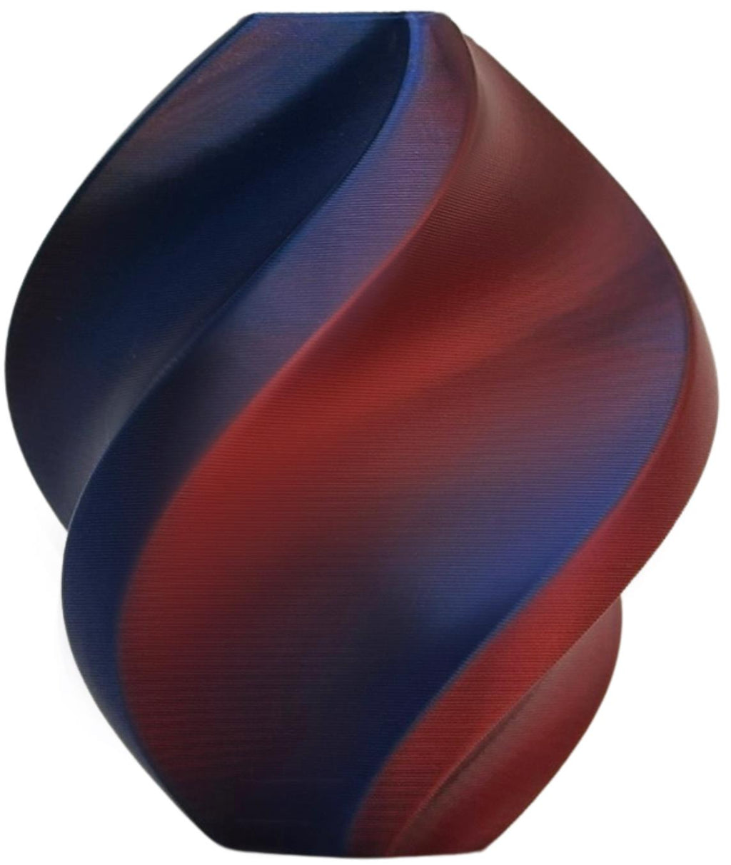 PLA silk dual colour ,,Twilight Serenity'' (avietinė, tamsiai mėlyna) 1,75 mm, 1 kg – Smart Print