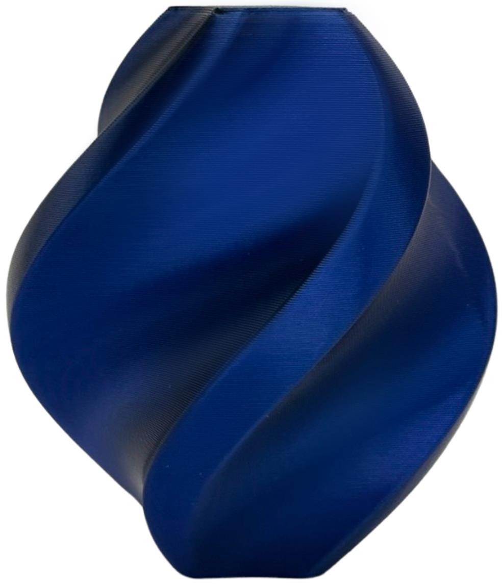 PLA silk tri colour ,,Storms Whisper'' (mėlyna, grafitinė, sidabrinė) 1,75 mm, 1 kg – Prof. Lab