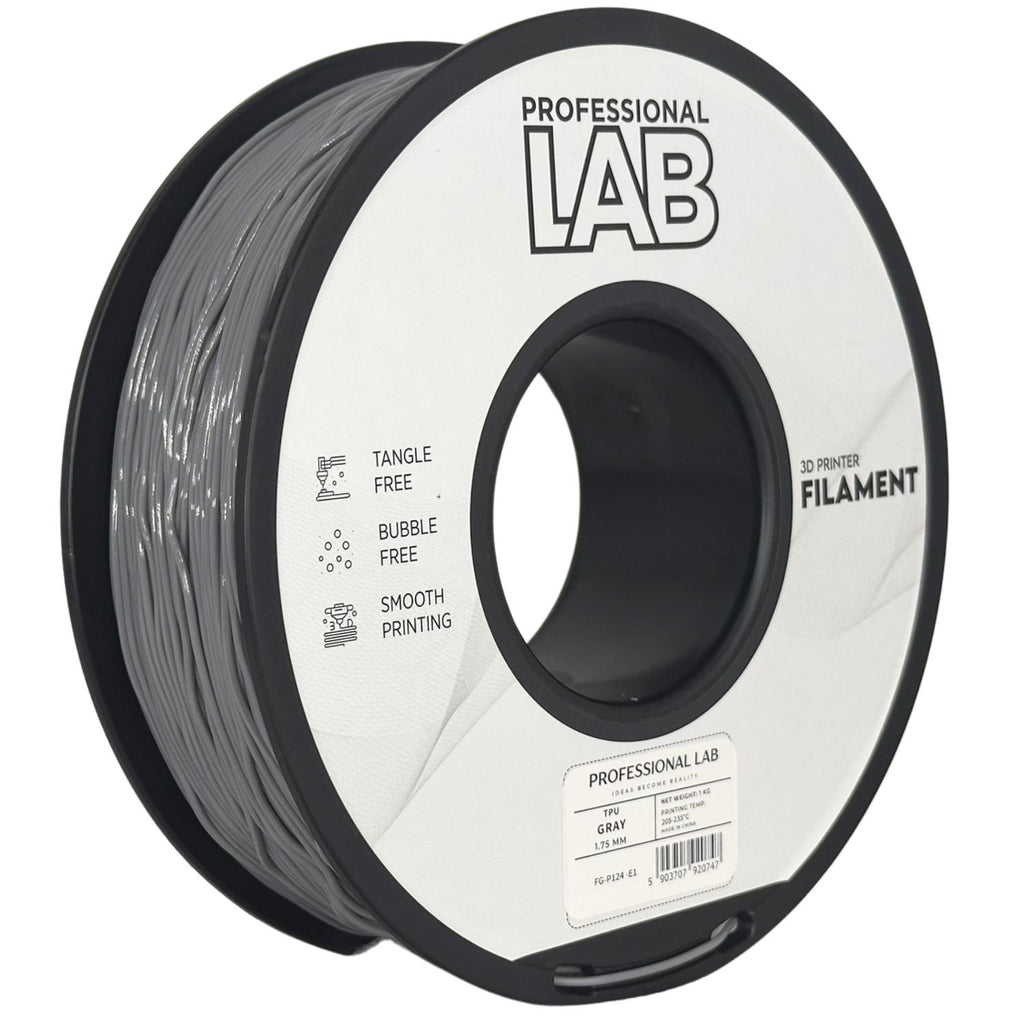 TPU Gray (pilkas) 1,75 mm, 1 kg – Prof. Lab