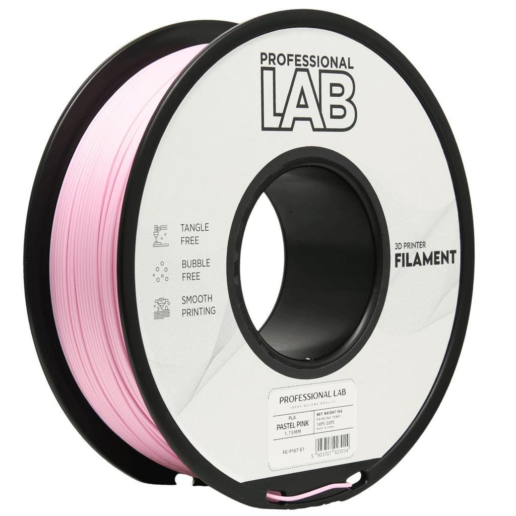 PLA Pastel Pink (pastelinė rožinė) 1,75 mm, 1 kg – Prof. Lab