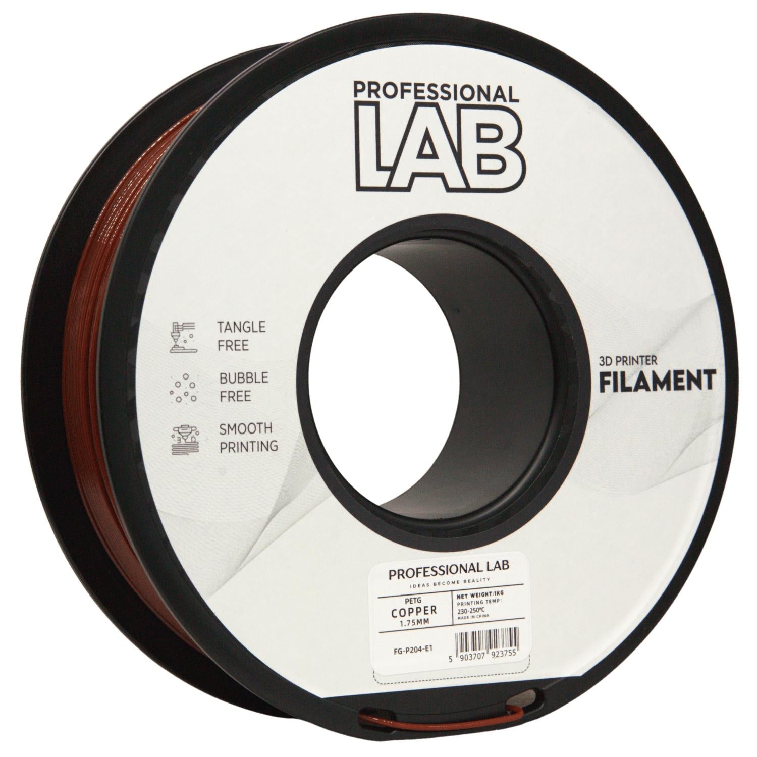 PETG Copper (vario spalva) 1,75 mm, 1 kg – Prof. Lab