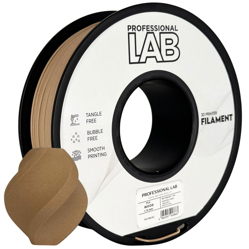 PLA Wood (medžio efektas) 2,85 mm, 1 kg – Prof. Lab