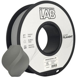 PLA+ Gray (pilkas) 1,75 mm, 1 kg – Prof. Lab