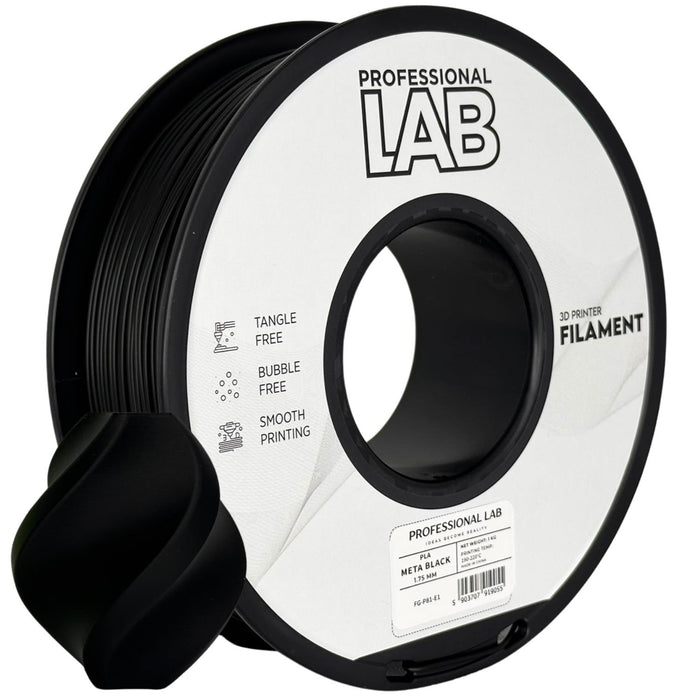 PLA Meta Black 1.75 mm, 1 kg – Prof. Lab