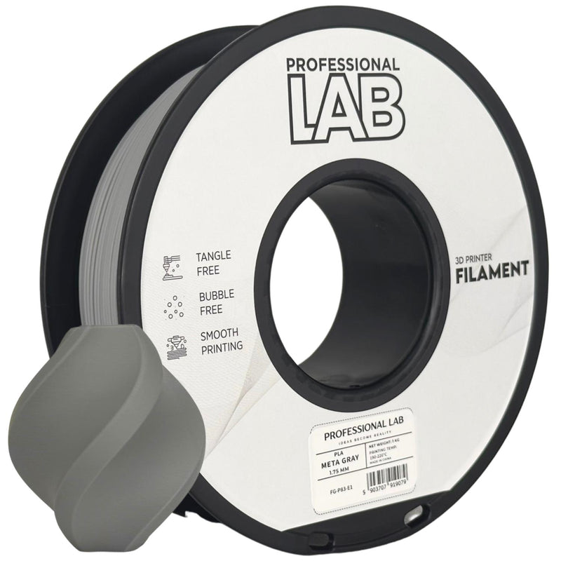 PLA Meta Gray (pilka) 1,75 mm, 1 kg – Prof. Lab