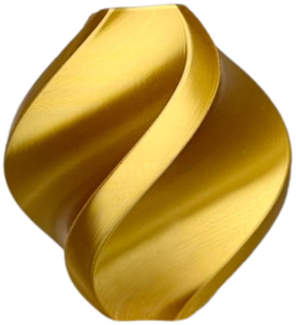 Silk PLA Gold (auksinė) 1,75 mm, 1 kg – Prof. Lab