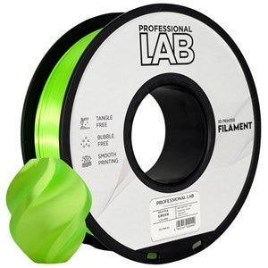 Silk PLA Green (žalias) 1,75 mm, 1 kg – Prof. Lab