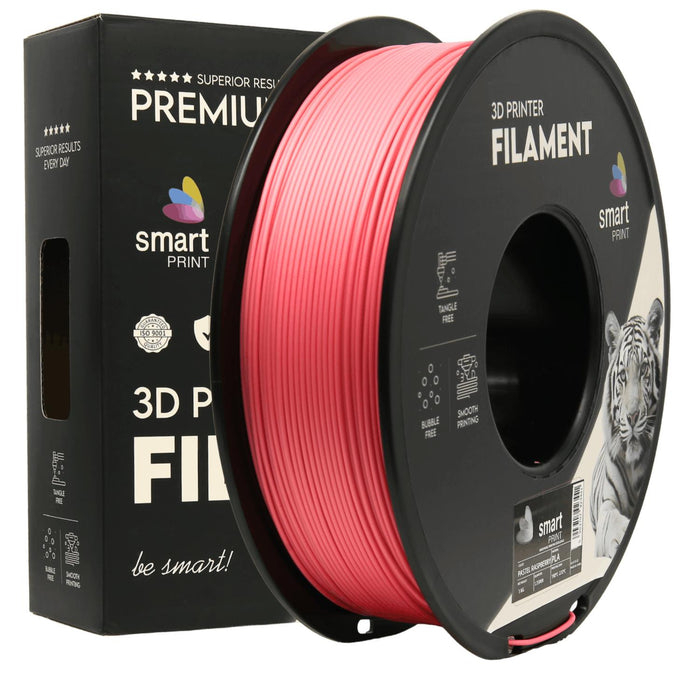 PLA Pastel Raspberry (pastelinė avietinė) 1,75 mm, 1 kg – Smart Print