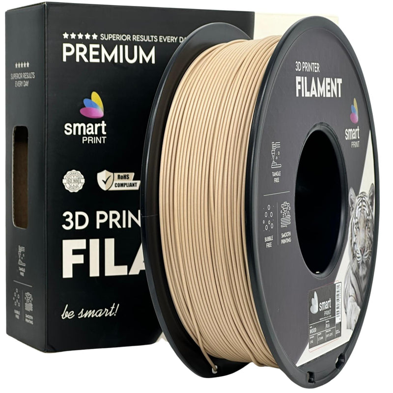 PLA Wood (medžio efektas) 2,85 mm, 1 kg – Smart Print