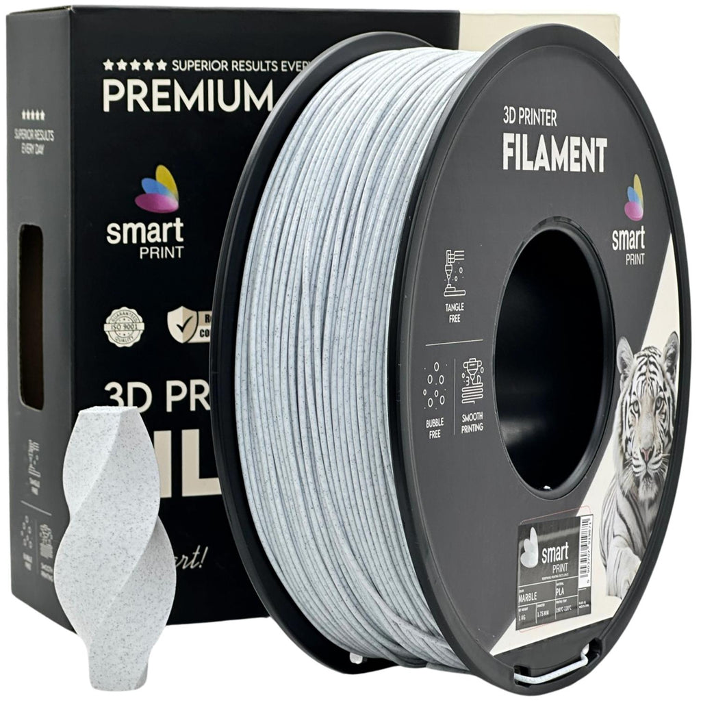 PLA Marble (marmuro efektas) 1,75 mm, 1 kg – Smart Print