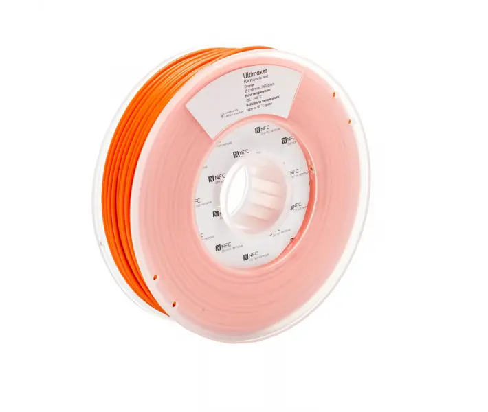PLA Orange (oranžinė) 2,85 mm, 0,75 kg – UltiMaker