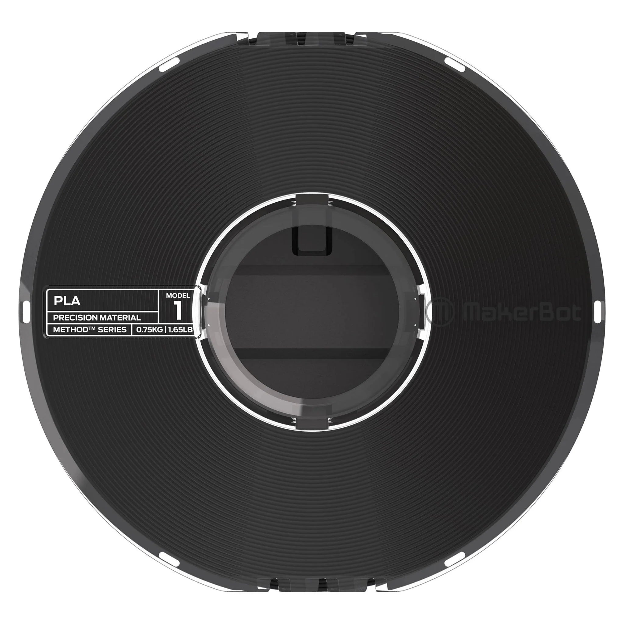 Method PLA True Black (juoda) 1,75 mm, 0,75 kg – MakerBot