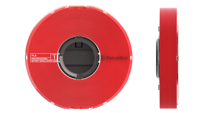 PLA True Red (raudona) 1,75 mm, 0,2 kg – MakerBot