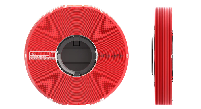PLA True Red (raudona) 1,75 mm, 0,2 kg – MakerBot