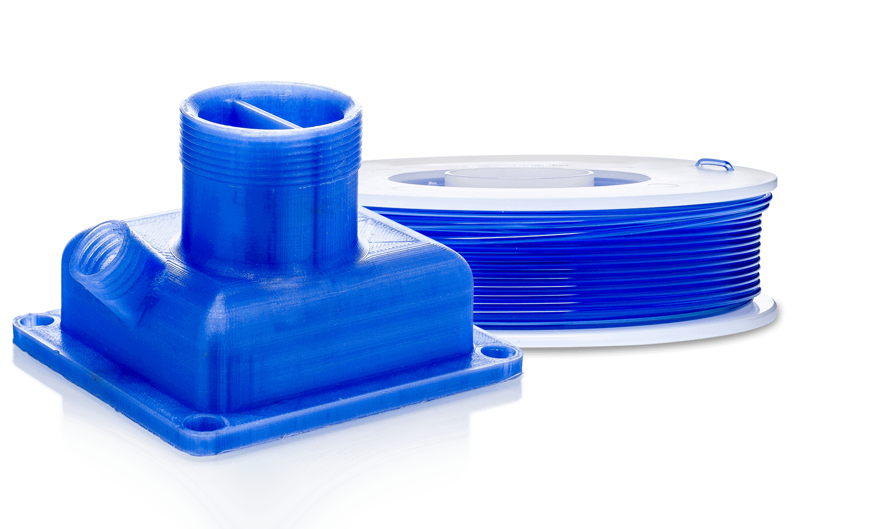 PETG Blue Translucent (permatoma mėlyna) 2,85 mm, 0,75 kg – UltiMaker